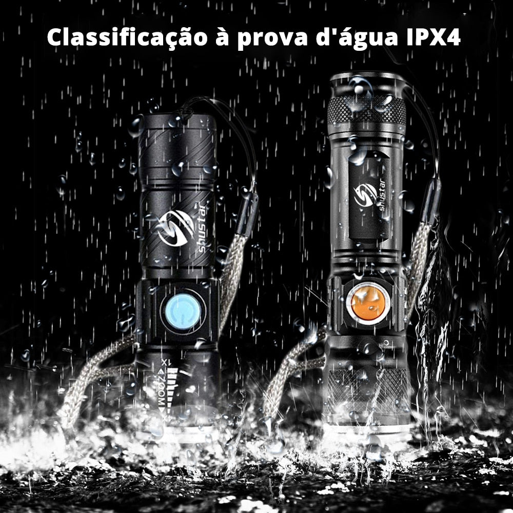 Lanterna recarregável com USB