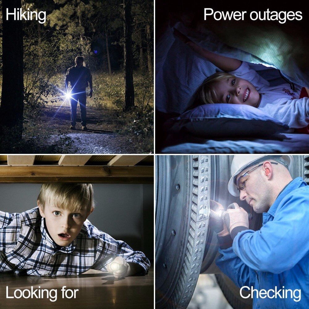 Lanterna recarregável com USB